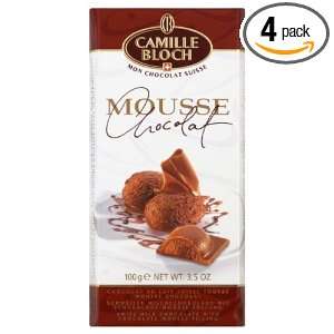 Camille Bloch Milk Chocolate Mousse Bar, 3.5000 ounces (Pack of 4)