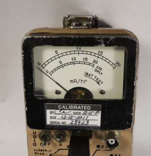 Ludlum Model 14C  3 Radiation Ratemeter Detector Geiger Counter  