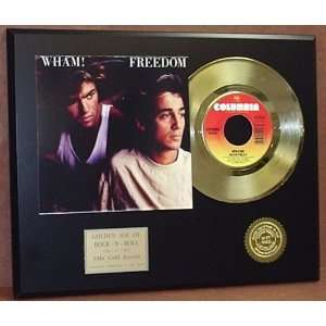   Record Outlet WHAM 24kt Gold Record Display LTD