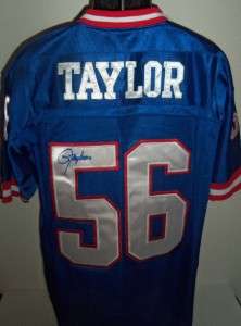 Lawrence Taylor Signed New York Giants Jersey COA Auto  