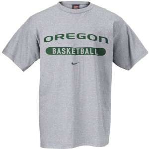  Nike Oregon Ducks Ash Basketball T shirt Sports 