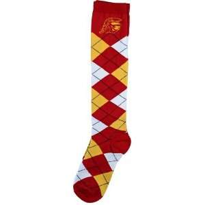 USC Trojans Team Color Argyle Socks 