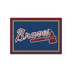  Atlanta Braves 5 4 x 7 8 Team Spirit Area Rug Sports 