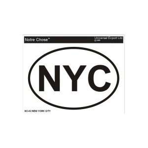  NEW YORK CITY Personalized Sticker Automotive