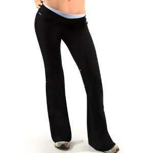   HyBreez Active Running Yoga Long Pants, Size L, Color Black/Blue Ice