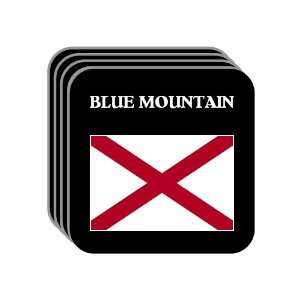  US State Flag   BLUE MOUNTAIN, Alabama (AL) Set of 4 Mini 