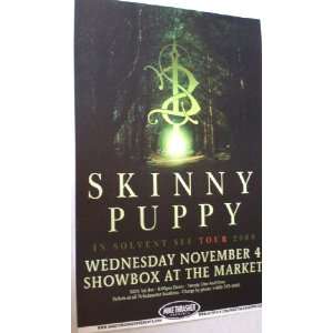  Skinny Puppy Poster   Concert Flyer