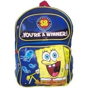   Blue Spongebob Squarepants Backpack   Spongebob Squarepants School