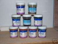 Ceramic Paint, Supplies Molds 9 jars of Texture paints  