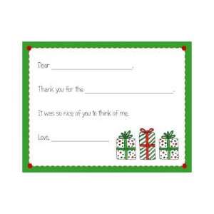   thank you notes   christmas fill in thank you