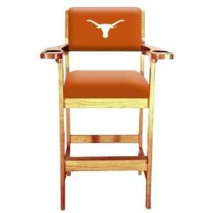  Texas UT Longhorns Tall Pool/Billiard Spectator Chair 