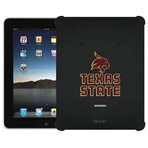Texas State Bobcat Logo on iPad 1st Generation XGear Blackout Case