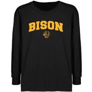  North Dakota State Bison Youth Black Logo Arch T shirt 