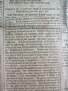 1802 newspaper OHIO TERRITORY moves to BECOME a STATE  