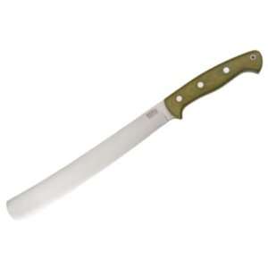 Bark River Knives 187MGC Golok Fixed Blade Knife with Green Canvas 