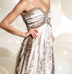 P620 TERANI prom dress *PRICE MATCH GUARANTEE* LONG IVORY gown 0 2 4 6 