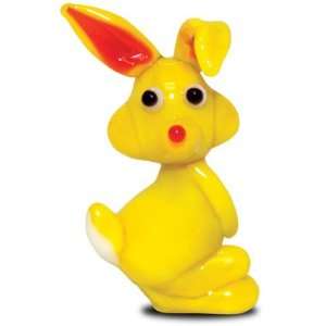  Animals Bobi   Rabbit *Colors May Vary* Glass Figure Toys 
