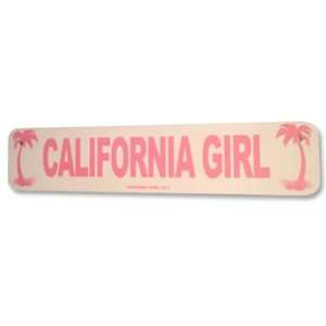  Seaweed Surf Co California Girl Aluminum Sign 18x4 in 