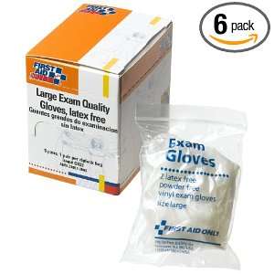 First Aid Only Exam Quality Disposable Vinyl Gloves, 5 Count Boxes 