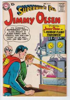 SUPERMANS PAL JIMMY OLSEN # 33 1958 DC Comics 1 PAGE BIOGRAPHY OF 