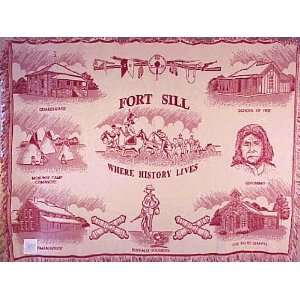  Fort Sill Where History Lives Throw Blanket