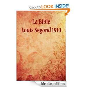 La Bible Louis Segond 1910 LSG Jesus  Kindle Store