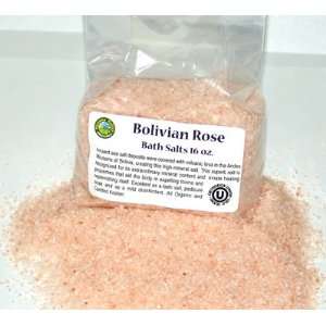  Bolivian Rose Sea Salt, 16 oz. Beauty