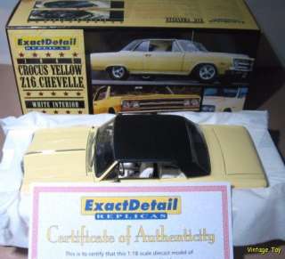 1965 Chevrolet Chevelle Malibu Z16   Lane Exact Detail 118 diecast 