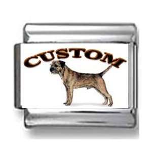 Border Terrier Dog Custom Photo Italian Charm