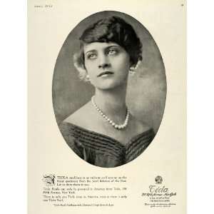  1923 Ad Tecla Pearl Necklace 385 Fifth Avenue New York 