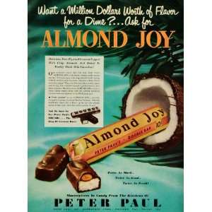  1950 Ad Peter Paul Inc Kitchen Almond Joy Candy Bar Mounds 