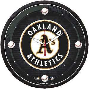 Oakland Athletics MLB Round Wall Clock 
