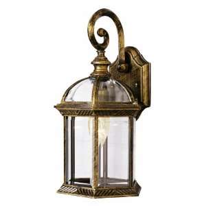 Trans Globe Lighting 4181 BK 15 3/4 Inch 1 Light Outdoor Wall Lantern 