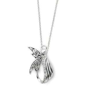 Sterling Silver Angel of Perseverance Sentimental Expressions Necklace