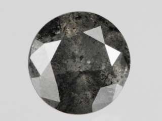 45ct Radical Fancy 100% Natural Black Round Rose Cut Diamond  