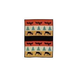  Boundry Waters I Cabin Collection Aurora Blanket/Throw 
