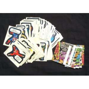  Marvel Topps TCG 1975 Sticker Set + Puzzle Everything 