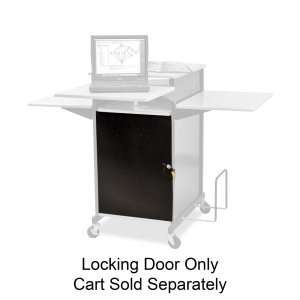    Balt Extra Wide Presentation Cart With Cabinet