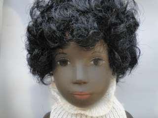 VINTAGE 1970s SASHA DOLL CORA BLACK GIRL w BOX ENGLAND TRENDON LTD 