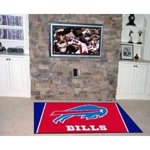  Buffalo Bills NFL Merchandise   Area Rug 4 X 6