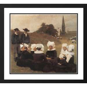 Bouveret, Pascal Adophe Jean Dagnan 32x28 Framed and Double Matted 