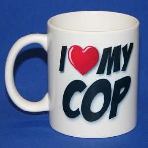  I Love My Cop Coffee Mug 