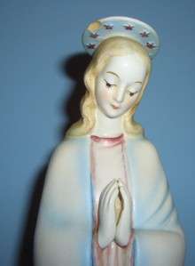 Vintage Hummel Praying Madonna Blessed Mother Mary 10.5 W Germany Bee 