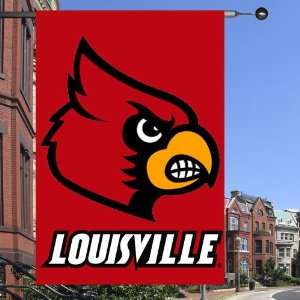  Louisville Cardinals 28x40 Red Collegiate Banner Flag 