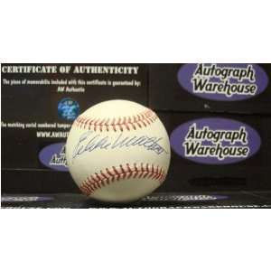   Autographed Official National League Baseball (Milwaukee Braves
