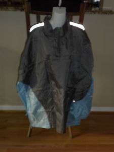 Disney Parks Castle Rain Windbreaker Blue & Gray Jacket Coat XL XXL 