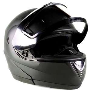  Modular Flip Up Snowmobile Helmet Matte Black, Small 