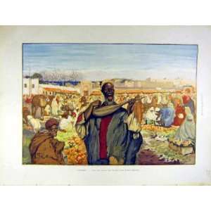  1903 Tanger Musician Grand March French Print