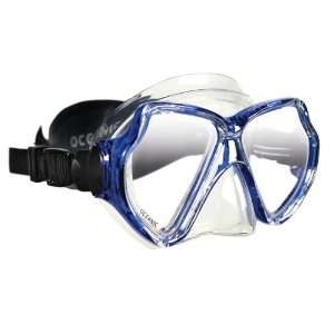  Oceanic Mako 2 Scuba Dive Mask with Neoprene Comfort Strap 