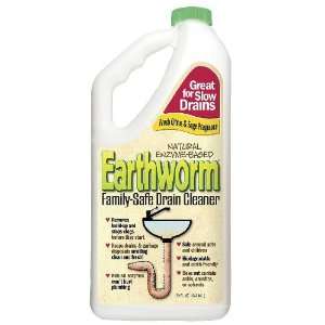 Clean Earth Brands Earthworm Family Safe Drain Cleaner    32 fl oz